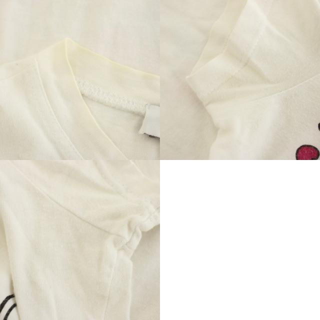 【中古】クリスチャンディオール ガリアーノ期 サマーホリデイ Tシャツ 半袖 F38 白 2A12155029 レディース