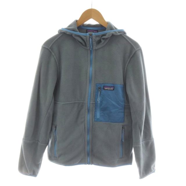 【中古】パタゴニア Patagonia 22SS MICRODINI HOODY マイクロディニフーディジャケット フリース 上着 XS グレー