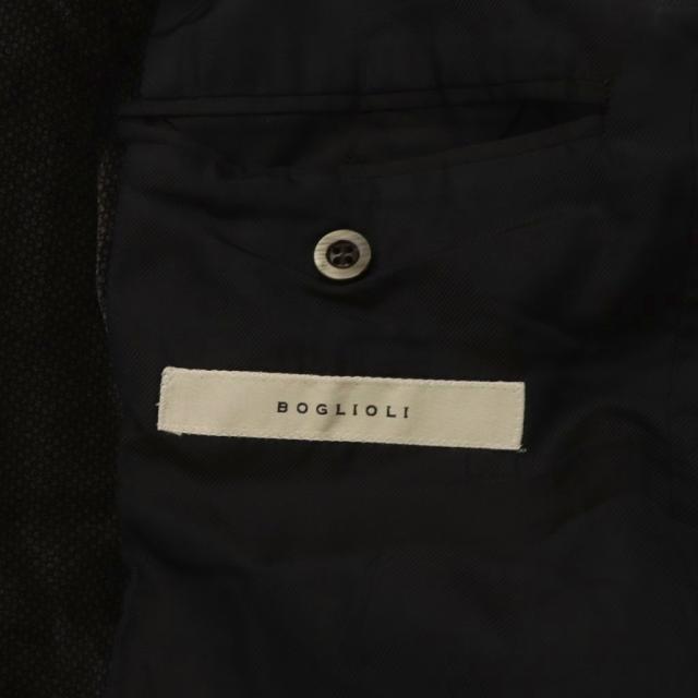 【中古】ボリオリ BOGLIOLI テーラードジャケット ブレザー 上着 ベロア 44 茶 ブラウン 長袖 /RR メンズ_2