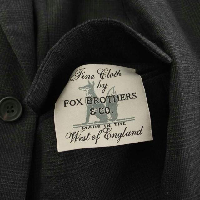 【中古】ドゥーズィエムクラス 20AW relax ジャケット FOX BROTHERS社 テーラードジャケット ダブル チェック柄_5