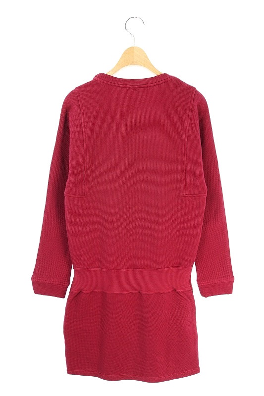 中古 ラコステ Lacoste ワンピース 長袖 ひざ丈 裏起毛 34 赤 Mn レディースの通販はau Pay マーケット ブランド古着のベクトル