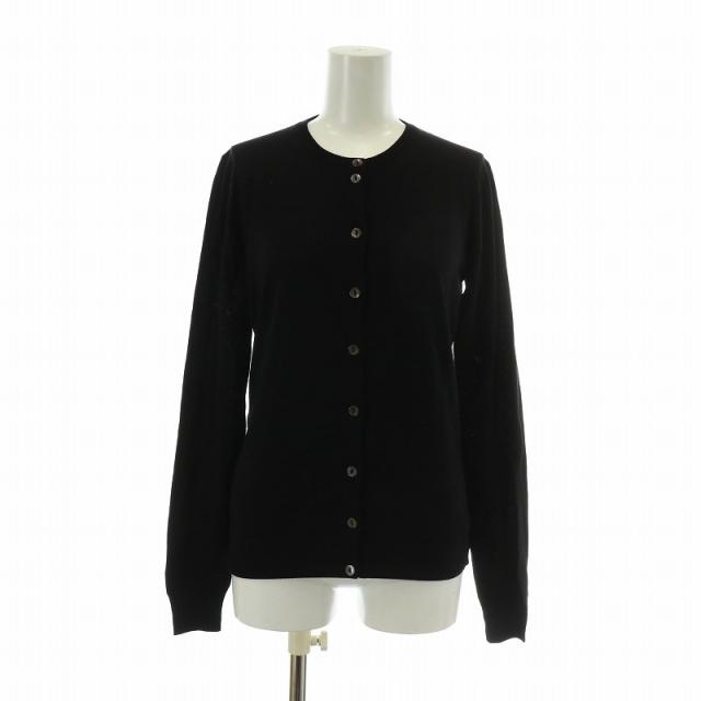 【中古】ドルチェ&ガッバーナ ドルガバ DOLCE&GABBANA カーディガン ウール 長袖 クルーネック 38 XS 黒 ブラックの通販は
