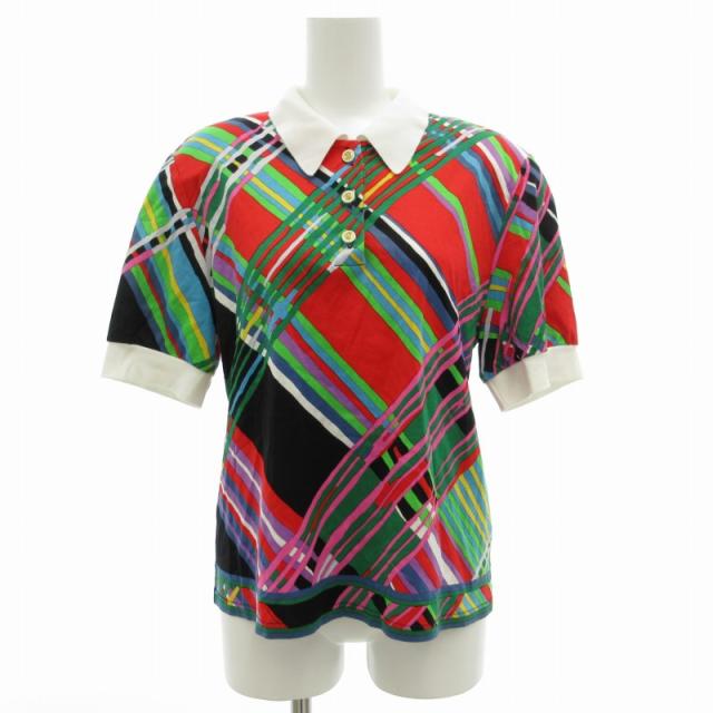 TH 2枚 LEONARD レオナール 多色模様 半袖シャツ レオナール 半袖Tシャツ（LEONARD - LEONARD(レオナール) 半袖T