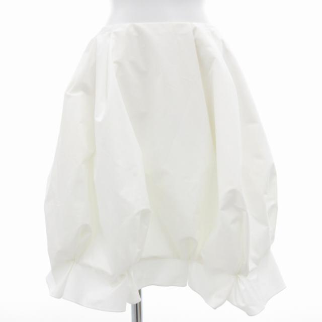 【中古】フォクシーニューヨーク FOXEY NEW YORK ブロッサムバルーンスカート フレア ひざ丈 バックジップ 40 Lの通販は 4,823円