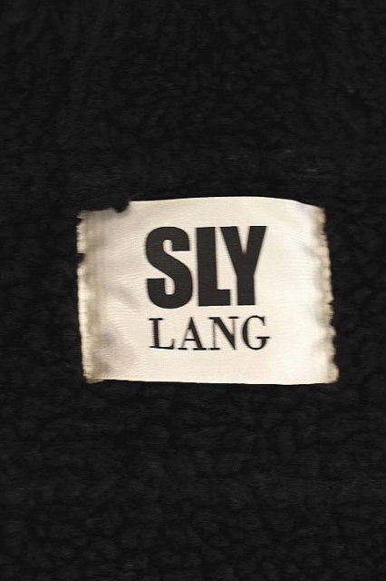 中古 スライ ラング Sly Lang コート フェイクムートン ミディアム丈 F 黒 Df Ca レディースの通販はau Pay マーケット ブランド古着のベクトル