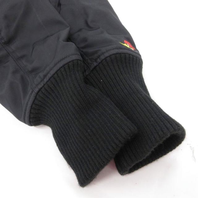 【中古】クレイスミス Clay Smith DRAG FORCE ウィンタージャケット 中綿 ワッペン L 黒 ブラック /UO ■GY12 メンズ_3