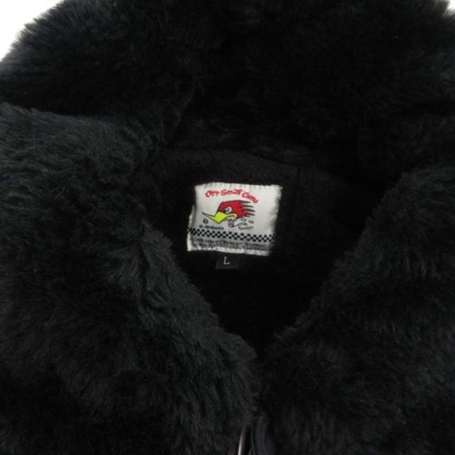 【中古】クレイスミス Clay Smith DRAG FORCE ウィンタージャケット 中綿 ワッペン L 黒 ブラック /UO ■GY12 メンズ_4