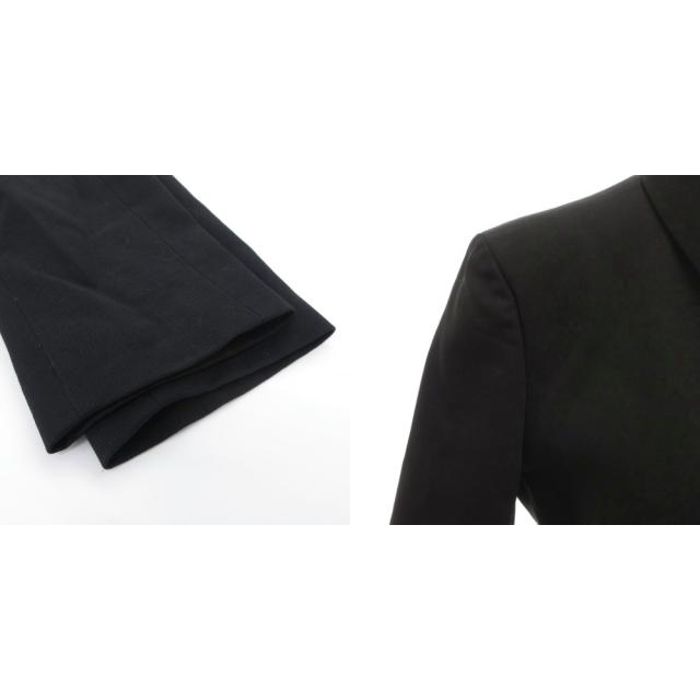 【中古】エンポリオアルマーニ EMPORIO ARMANI 美品 セットアップ ジャケット パンツ ウール 40 黒 ブラック_8