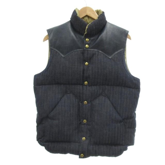 【中古】ロッキー マウンテン フェザーベッド Rocky Mountain FeatherBed ウェアハウス ダウンベスト デニム