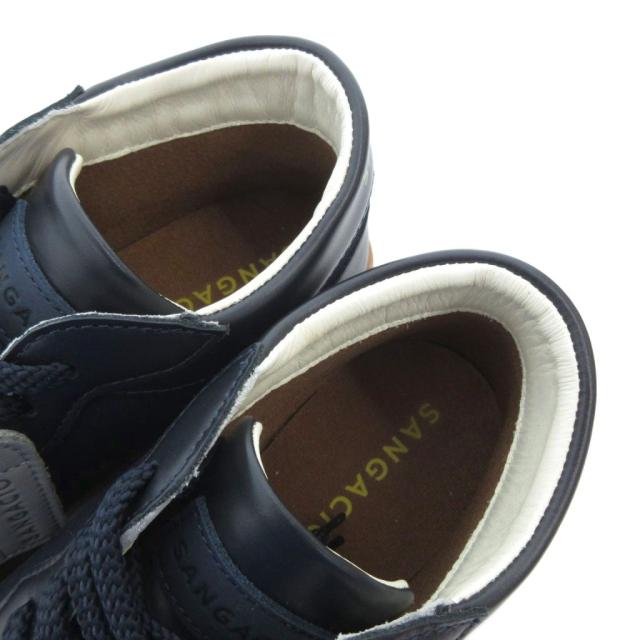 【中古】サンガッチョ Sangacio にゅ〜ず スニーカー シューズ 27cm SG MID ネイビー /UO メンズ