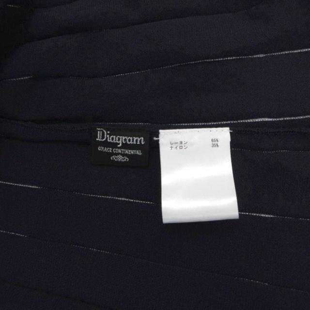 【中古】ダイアグラム グレースコンチネンタル Diagram GRACE CONTINENTAL 美品 衣装 太陽面爆発スコート 長袖 36