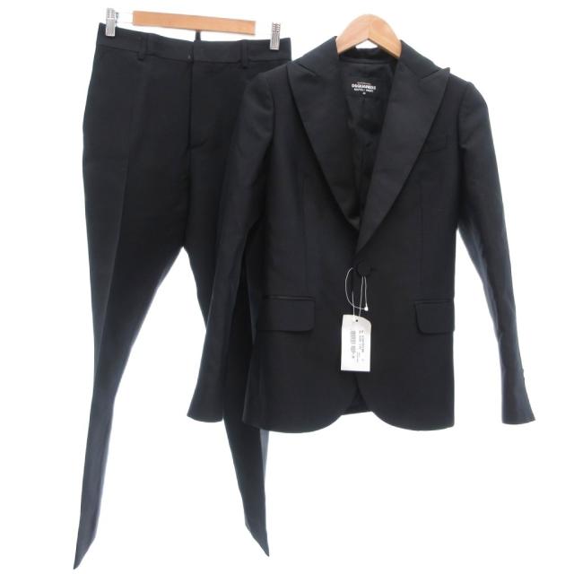 【中古】ディースクエアード DSQUARED2 Napoli Night セットアップ スーツ テーラードジャケット シングル パンツ