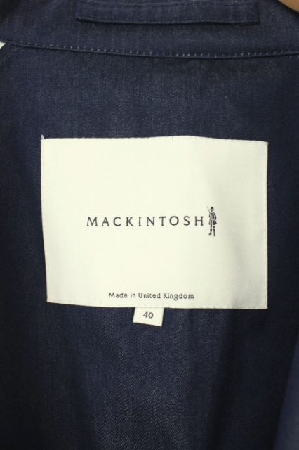 中古 マッキントッシュ Mackintosh コート デニム 40 青 Kn Os メンズの通販はau Pay マーケット ブランド古着のベクトル