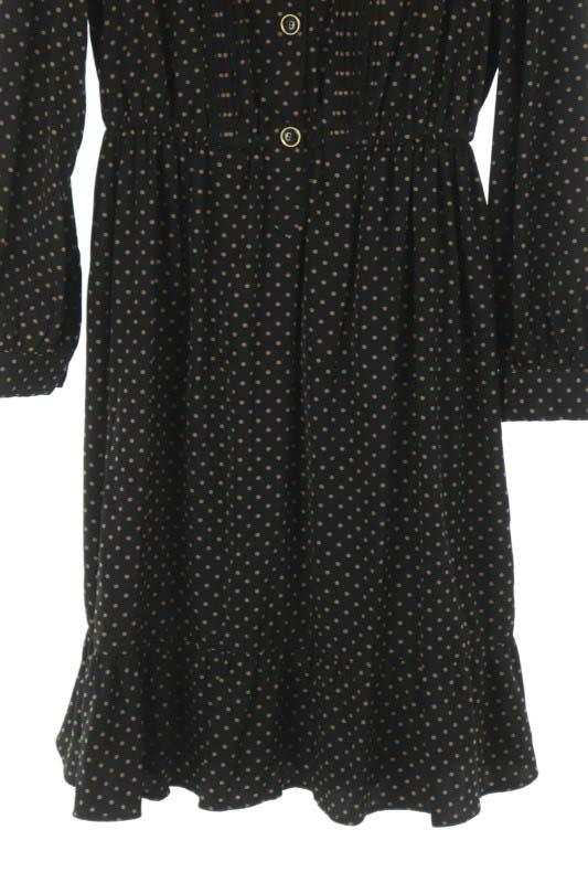 中古 トランテアン ソン ドゥ モード 31 Sons De Mode ワンピース 膝丈 ドット 長袖 36 黒 Df Os レディースの通販はau Pay マーケット ブランド古着のベクトル