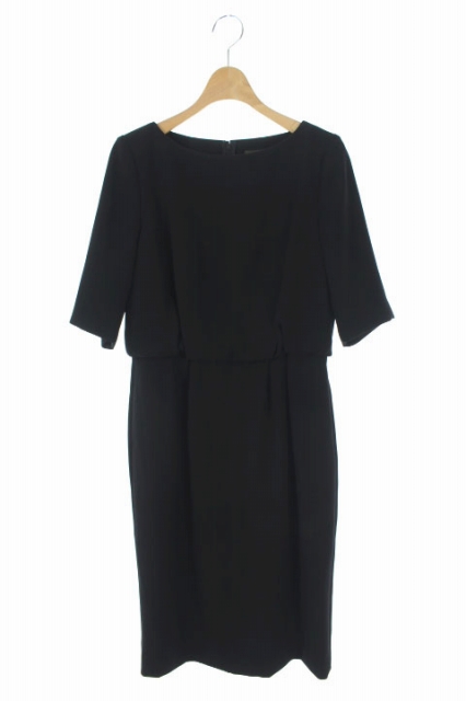 中古 マッキントッシュ ロンドン Mackintosh London ワンピース 切替 ひざ丈 五分袖 38 黒 Kn Os レディースの通販はau Pay マーケット ブランド古着のベクトル