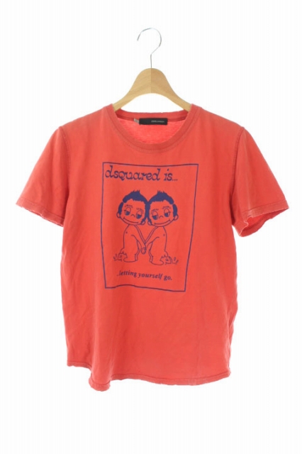 中古 ディースクエアード Dsquared2 Tシャツ ダメージ加工 プリント 半袖 S 赤 Kn Os レディースの通販はau Pay マーケット ブランド古着のベクトル
