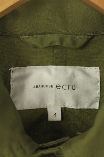 中古 アバハウス Abahouse Ecru ジャケット ミリタリー シャツ 4 カーキ Ao Os メンズの通販はau Wowma ブランド古着のベクトル