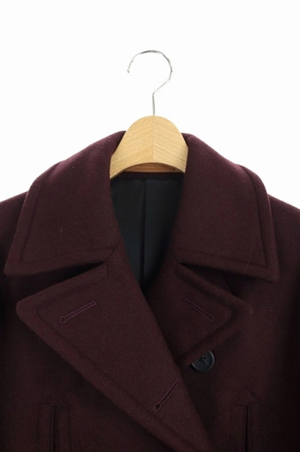 中古 サイ ベーシック Scye Basics コート ｐコート 38 ボルドー Kn Os メンズの通販はau Pay マーケット ブランド古着のベクトル