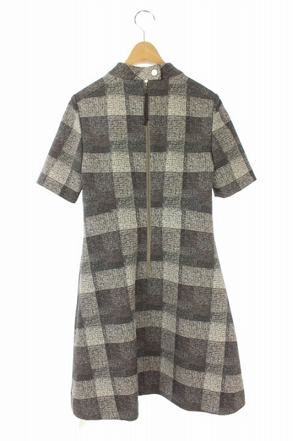 中古 フォクシーニューヨーク Foxey New York Collection ワンピース フレア チェック 38 グレー 35093 レディースの通販はau Pay マーケット ブランド古着のベクトル