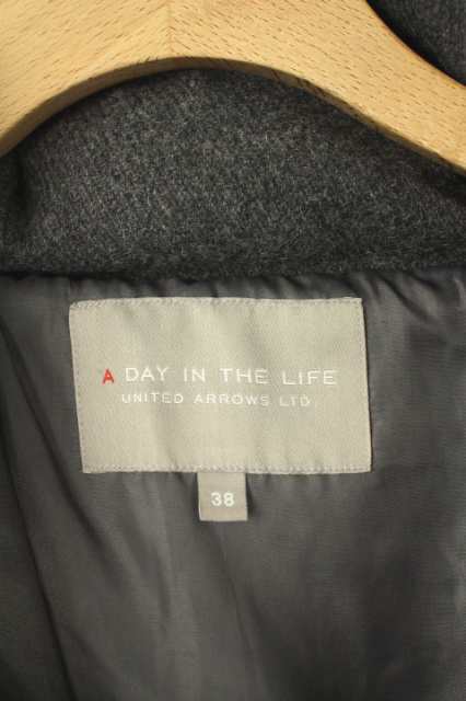 中古 ユナイテッドアローズ A Day In The Life United Arrows ダウンジャケット 38 グレー レディースの通販はau Pay マーケット ブランド古着のベクトル