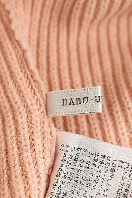 中古 ナノユニバース Nano Universe ワンピース ニット 長袖 膝丈 Vネック F サーモンピンク Os レディースの通販はau Pay マーケット ブランド古着のベクトル