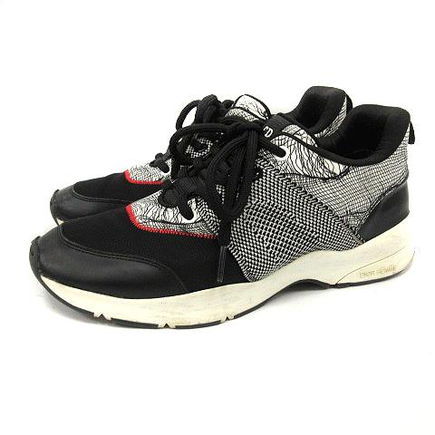 中古 ディオールオム Dior Homme スニーカー レースアップ 総柄 17edc 39 黒 ブラック 白 Sr17 メンズの通販はau Pay マーケット ブランド古着のベクトル