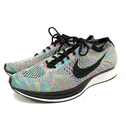 中古 ナイキ スニーカー ロゴ Flyknit Racer フライニットレーサー 24 緑 ピンク 黒 Sr Sh レディースの通販はau Pay マーケット ブランド古着のベクトル