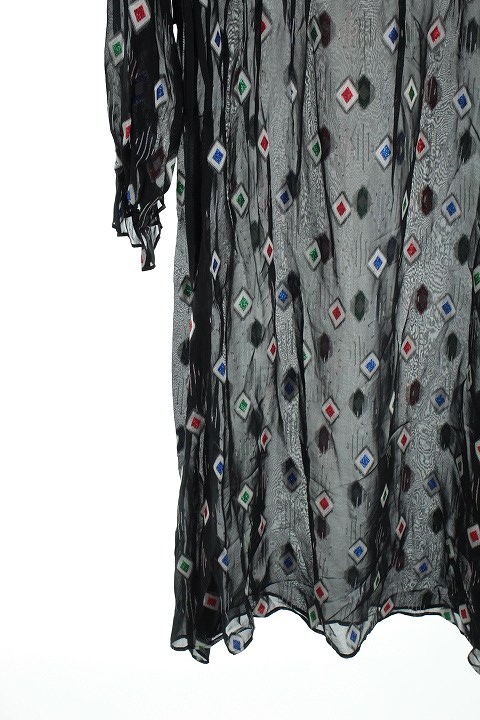 中古 Grace Continental 18aw ラメジャガードジョーゼットワンピース 長袖 フレア ロング 36 黒 Os レディースの通販はau Pay マーケット ブランド古着のベクトル