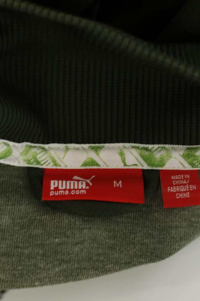 中古 プーマ Puma トラックジャケット ジャージ ジップアップ ロゴマーク M カーキ 黄色 Hh Os Ad レディースの通販はau Pay マーケット ブランド古着のベクトル