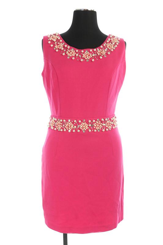 中古 レディ Rady ビジューノースリーブワンピース ミニ F ピンク Ao Os レディースの通販はau Pay マーケット ブランド古着のベクトル