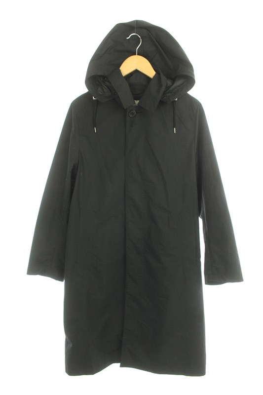 中古 トラディショナルウェザーウェア Traditional Weatherwear フードステンカラーコート 34 黒 Hh Os メンズの通販はau Pay マーケット ブランド古着のベクトル