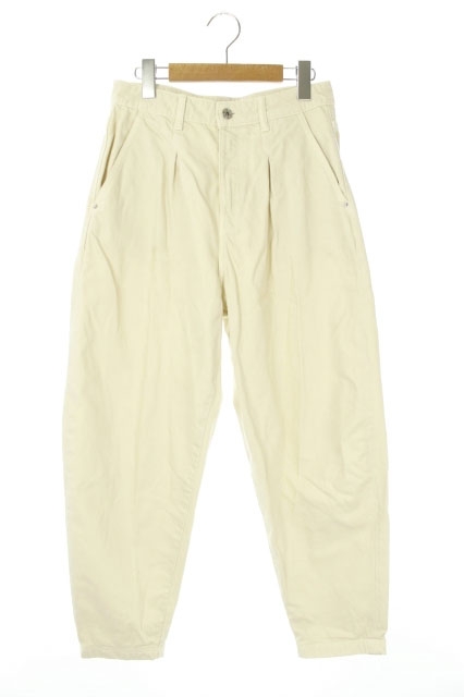 中古 ザラ Zara コットンチノテーパードパンツ タック 04 ライトベージュ Os レディースの通販はau Pay マーケット ブランド古着のベクトル