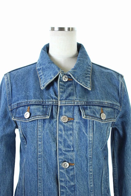 中古 アーペーセー A P C デニムジャケット Gジャン Xs 青 Kn Os レディースの通販はau Pay マーケット ブランド古着のベクトル