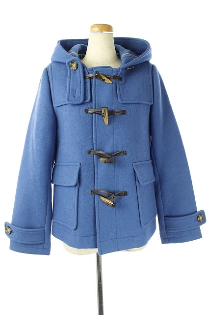 中古 レイビームス Ray Beams ダッフルコート ショート丈 0 青 Hk Os レディースの通販はau Pay マーケット ブランド古着のベクトル