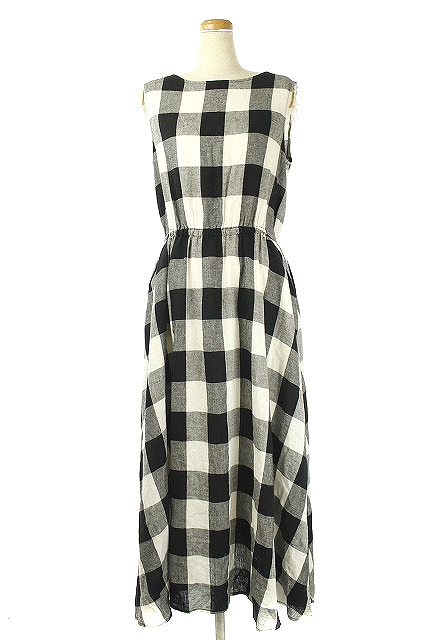 中古 イエナ スローブ Iena Slobe 18ss チェックノースリーブワンピース フレア 黒 白 Os レディースの通販はau Pay マーケット ブランド古着のベクトル