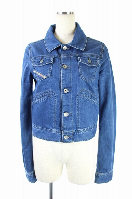 中古 ディーゼル Diesel デニムジャケット Gジャン ショート S 青 Ao Os レディースの通販はau Pay マーケット ブランド古着のベクトル