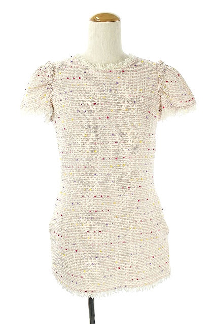 中古 ケイトスペード 19ss ツイードワンピース チュニック ミニ 半袖 0 ピンクミックス Njmua267 レディースの通販はau Pay マーケット ブランド古着のベクトル