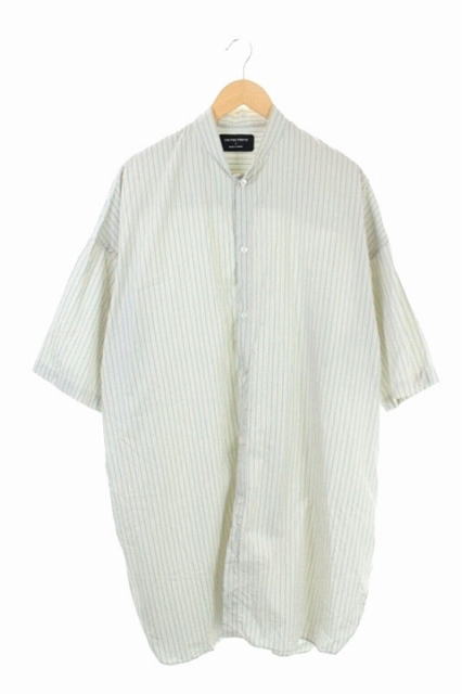 中古 United Tokyo 半袖 ストライプ ロングシャツ スタンドカラー 3 ベージュ 水色 茶 Os Ad メンズの通販はau Pay マーケット ブランド古着のベクトル