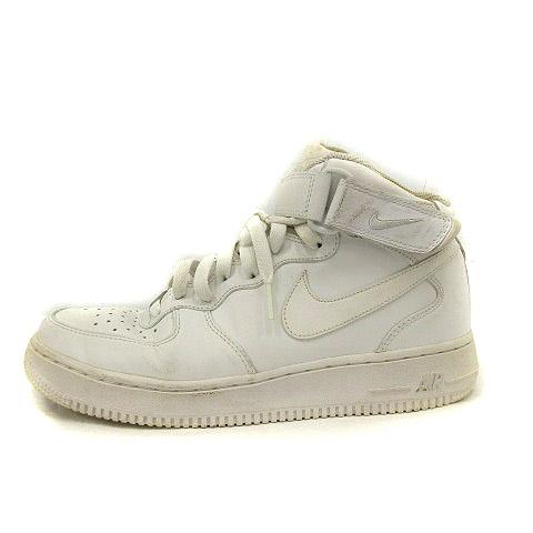 中古 ナイキ スニーカー ハイカット エアフォース 1 25 5cm 白 ホワイト 111 Yo3 メンズ レディースの通販はau Pay マーケット ブランド古着のベクトル