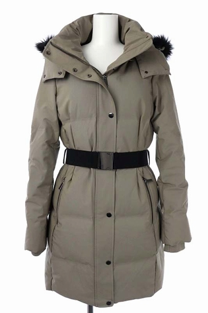 中古 ザラ Zara フードファーダウンコート フレア アウター S ベージュ グレージュ Cm Os レディースの通販はau Pay マーケット ブランド古着のベクトル