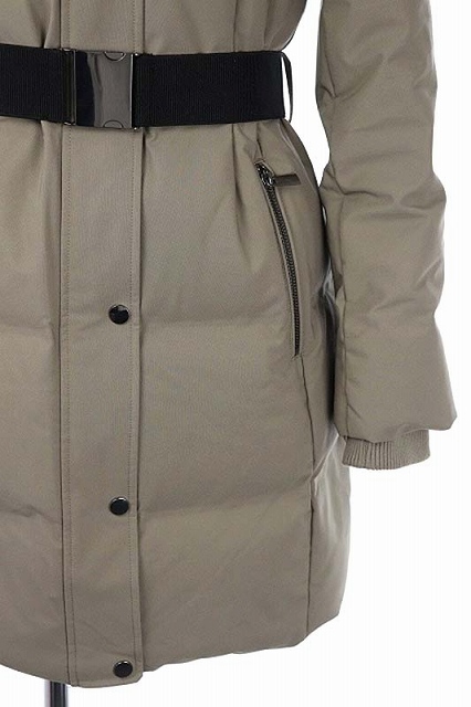 中古 ザラ Zara フードファーダウンコート フレア アウター S ベージュ グレージュ Cm Os レディースの通販はau Pay マーケット ブランド古着のベクトル