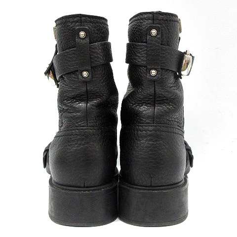 【中古】グッチ GUCCI ショート エンジニアブーツ レザー ムートン 35 22cm 黒 ブラック 246702 ■SH レディース|au PAY マーケット 【中古】グッチ GUCCI ショート エンジニアブーツ レザー ムートン 35 22cm 黒 ブラック 246702 ■SH レディース|au PAY マーケット