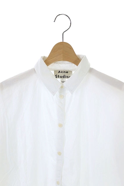 中古 アクネ ストゥディオズ Acne Studios Lash Tech Pop コットンロングシャツワンピース ひざ丈 32 白 ホワイトの通販はau Pay マーケット ブランド古着のベクトル