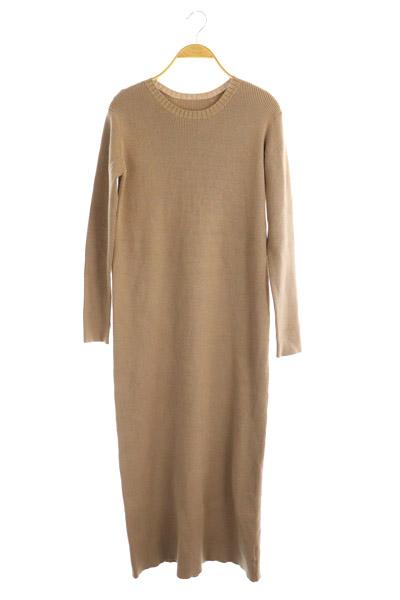 中古 シールームリン Searoomlynn リブニットロングワンピース 長袖 M 茶 ブラウン My Os レディースの通販はau Pay マーケット ブランド古着のベクトル