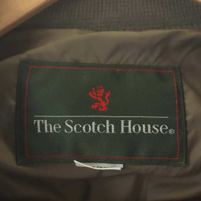 【中古】ザ スコッチ ハウス The Scotch House ジャケット ブルゾン フード ダウンライナー付き L 茶 ブラウン メンズ｜au  PAY マーケット