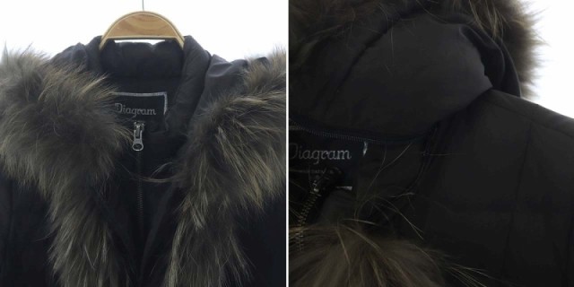 商品も通販 雑誌☆ダイヤグラム ラクーンファー ダウンコート ロング ...