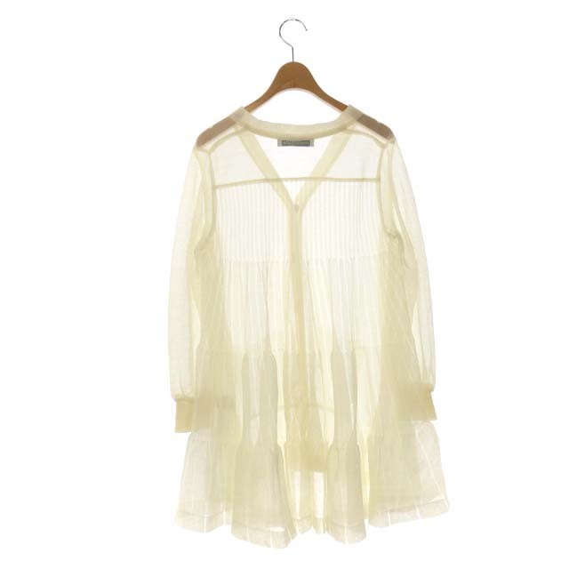 中古】マラミュート malamute 22SS push up pleated sheer cardigan