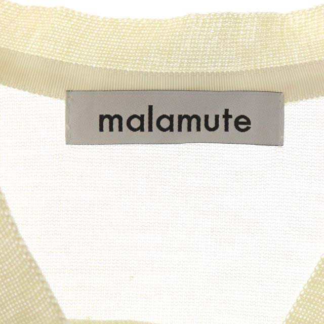 中古】マラミュート malamute 22SS push up pleated sheer cardigan