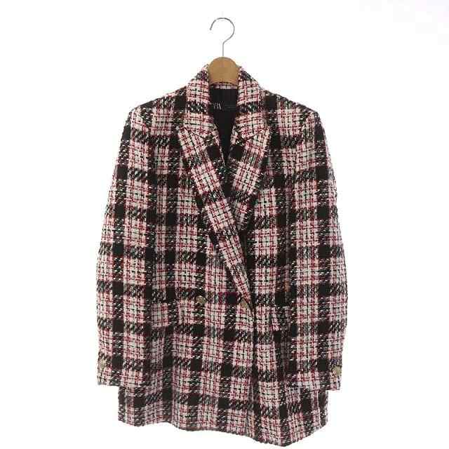 新品☆ZARA ザラ ダブルジャケット S Pink