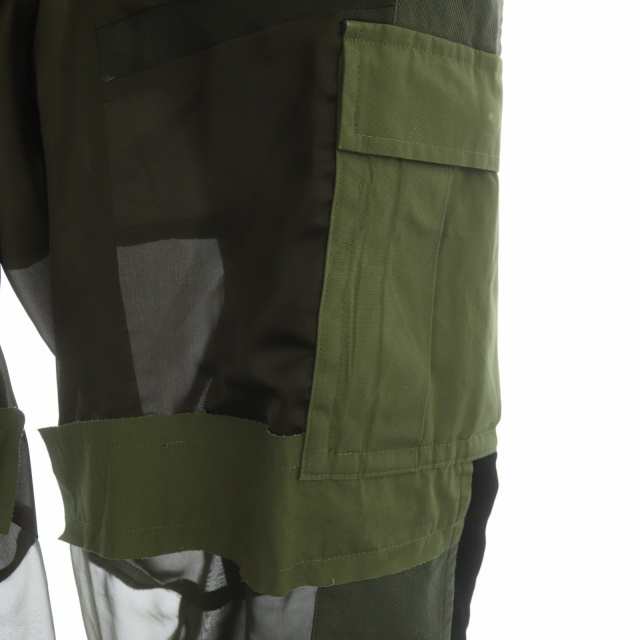 サカイ 20SS Combo Cargo Trousers カーゴパンツ ワイド | escolalf.com.br